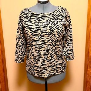Charter Club cute animal print top.